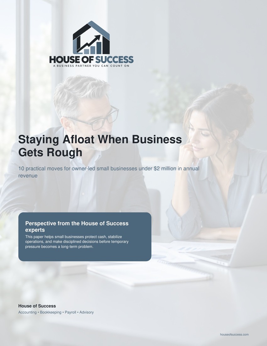Staying Afloat When Business Gets Rough white paper cover